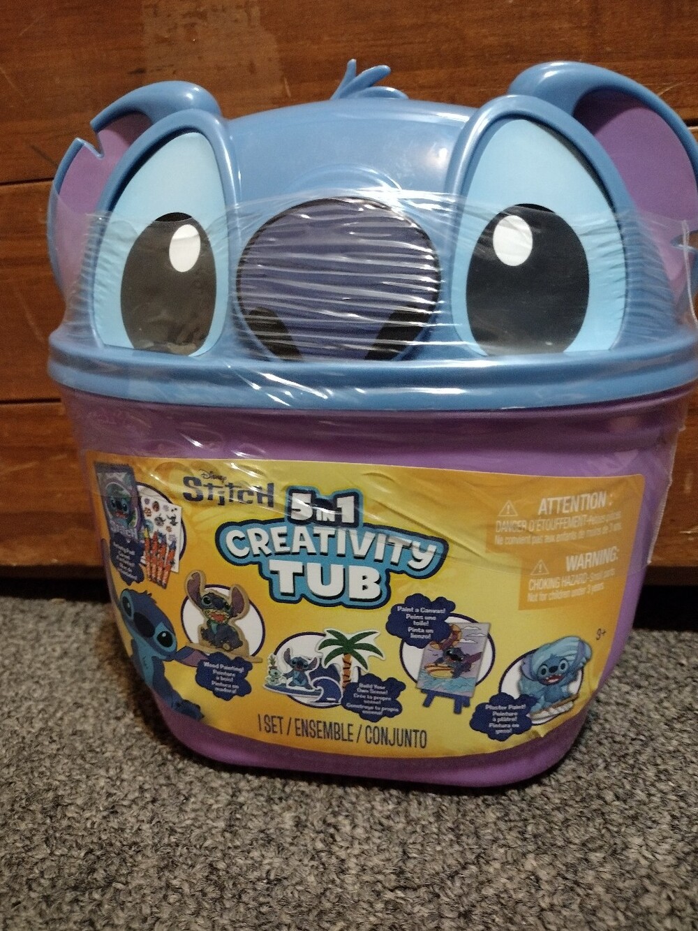 Disney Stitch 5in1 Creativity Tub - Purple & Blue